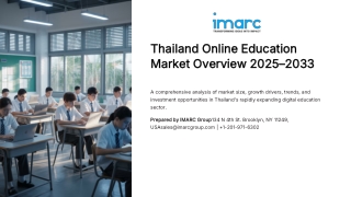 Thailand Online Education Market Size, Share, Trends and Forecast 2025–2033