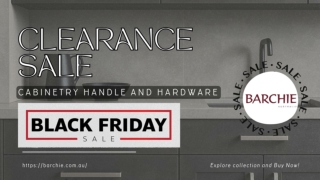 Black Friday Cabinetry Handle and Hardware Clearance Deals