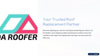 Roof Replacement Contractor
