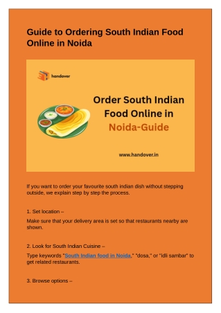 Handover-Guide-to-Ordering-South-Indian-Food-Online-in-Noida