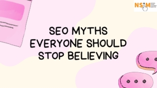 SEO Myths Everyone Should Stop Believing