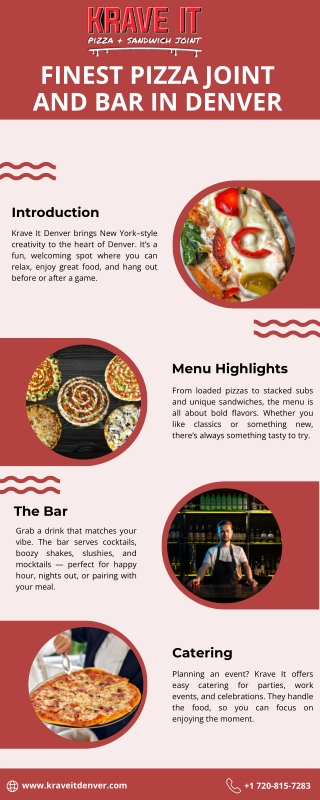 Best Pizza Joint and Bar in Denver – Krave It Denver