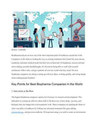 Best Biopharma Companies_ Leaders Driving Innovation and Health Transformation