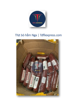 Thịt bò hầm Nga | Tdfliexpress.com