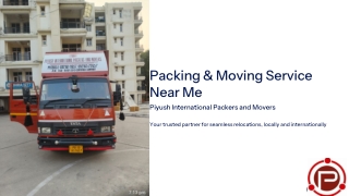 Professional Packing & Moving Solutions by Piyush International Packers and Move