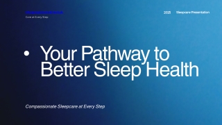 Your Pathway to Better Sleep Health