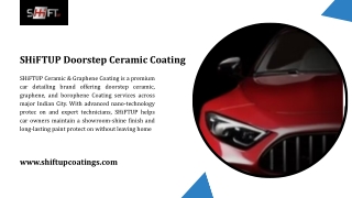 SHiFTUP Doorstep Ceramic Coating