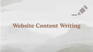 Website Content Writing – Guide to SEO Friendly Web Content