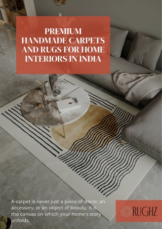 PREMIUM  HANDMADE CARPETS  AND RUGS FOR HOME  INTERIORS IN INDIA