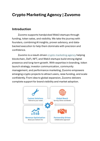 Crypto Marketing Agency-Zuvomo