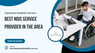 Daybreak Disability Service - Best NDIS Service Provider in the Area
