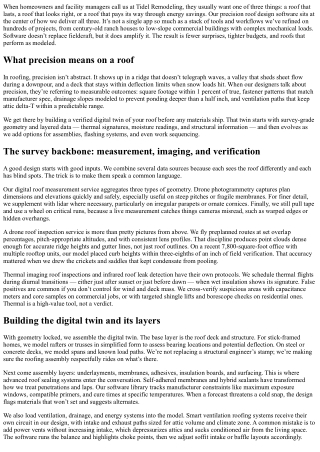 Precision Roof Design Software: Custom Solutions by Tidel Remodeling | Roofing