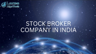 Stock Broker Company in India Supporting Learning Around Order Execution Systems