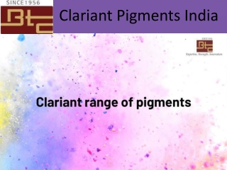 Clariant Pigments India