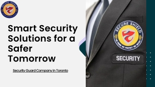Toronto Security Guards for Complete Protection