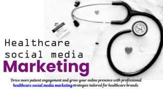 Healthcare social media Marketing