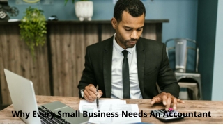 Why Every Small Business Needs An Accountant