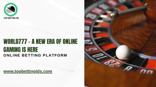 World777 – A New Era of Online Gaming Is Here