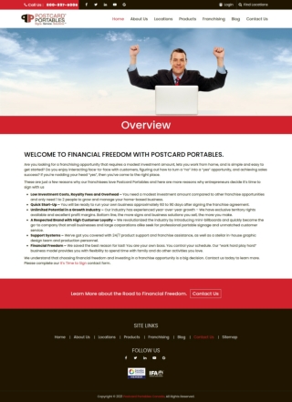 Nationwide mini-billboard advertising network