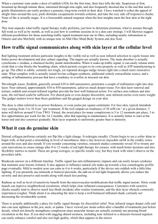 Skin Layer Change: Red Light Treatment for Skin Layer Renewal