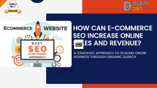 How can E-Commerce SEO increase online sales and revenue