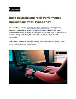 Scale Your App with Our TypeScript Development