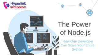 The Power of NodeJS How One Developer Can Scale Your System