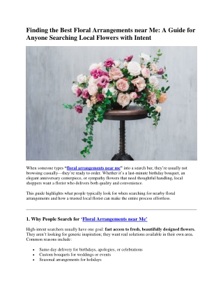 Finding the Best Floral Arrangements near Me 2