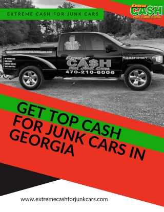 Get Top Cash for Junk Cars in Georgia Instantly