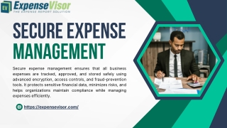 Expensevisor – Smart & Secure Expense Management
