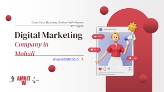 Best Digital Marketing Company in Mohali – Boost Your Online Growth