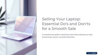 Smart Tips: Dos & Don’ts When Selling Your Laptop for Trade-in