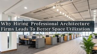 Why Hiring Professional Architecture Firms Leads to Better Space Utilization