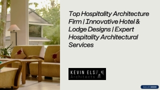 Top Hospitality Architecture Firm | Innovative Hotel & Lodge Designs