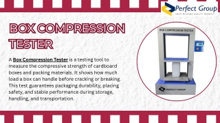 BOX COMPRESSION TESTER