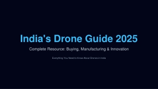 India Drones Complete Guide