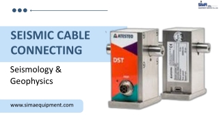 Seismic Cable – Connecting Seismology & Geophysics