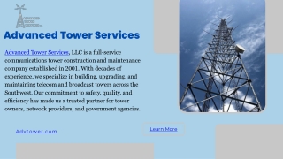 Tower Site Demolition Experts