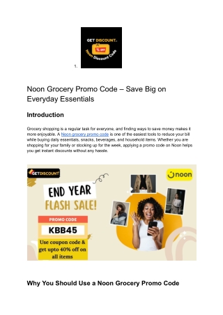 Noon Grocery Promo Code – Save Big on Everyday Essentials