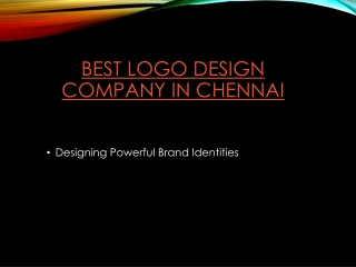 Best Logo Design Company in Chennai