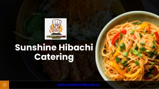 Hibachi Party at Home