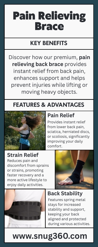 Pain Relieving Brace