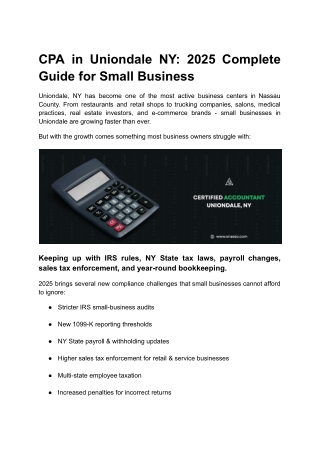 CPA in Uniondale NY_ 2025 Complete Guide for Small Business
