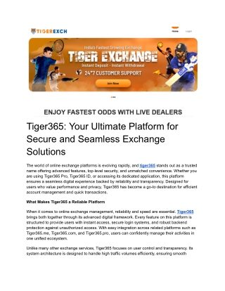 tiger365