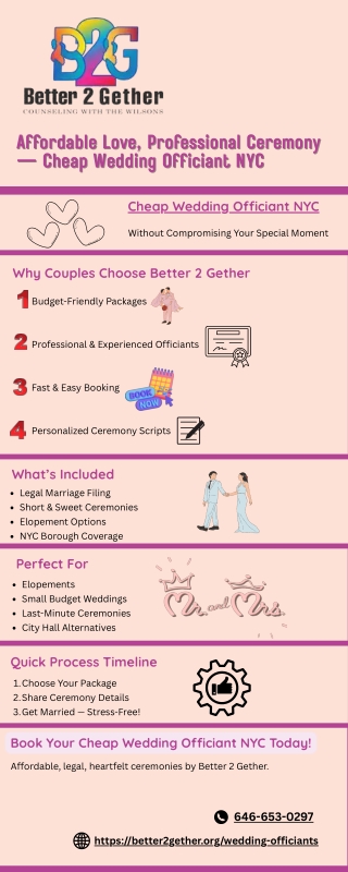 Cheap Wedding Officiant NYC