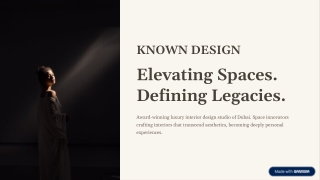 KNOWN-DESIGN