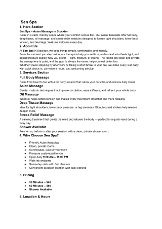 Sen Spa