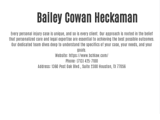 Bailey Cowan Heckaman