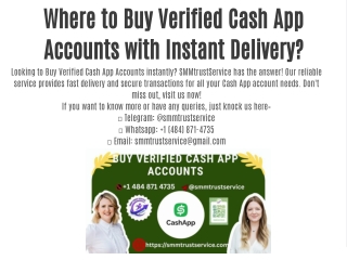 Where to Buy Verified Cash App Accounts with Instant Delivery?