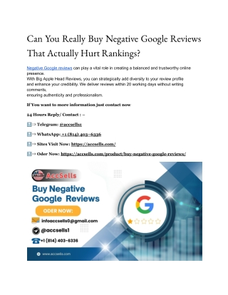Can You Really Buy Negative Google Reviews That Actually Hurt Rankings